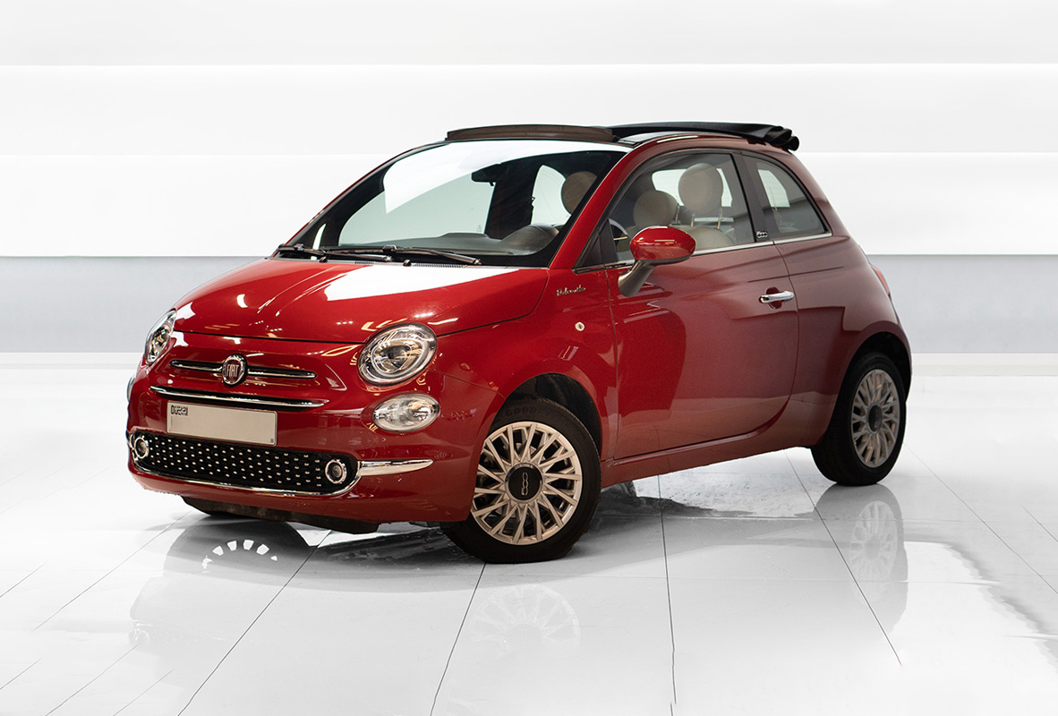 FIAT 500 03 Rent Convertible Cars Dubai